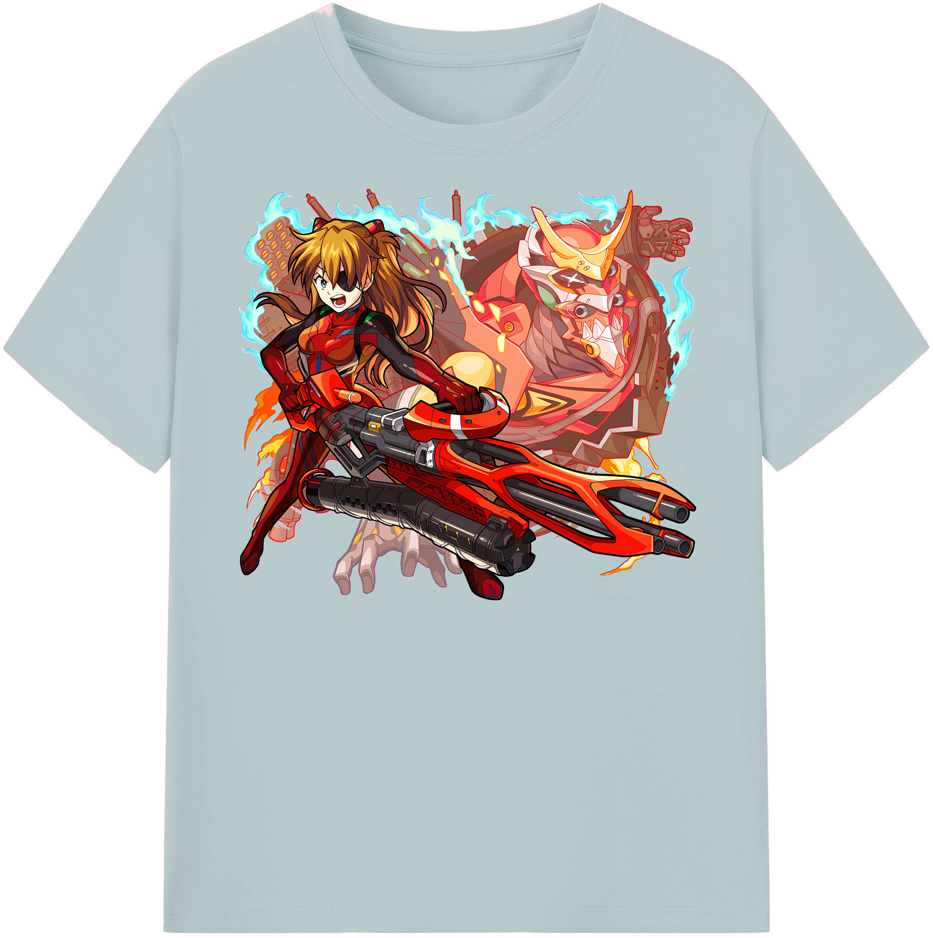 （画像用） EVA 新世紀エヴァンゲリオン 綿100％半袖Tシャツ（フロントプリント）